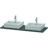 Image de Console Duravit XSquare, 2 découpes, 1400x16x550mm, XS063GB4949