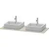 Image de Duravit - Console Xsquare 063g, 1400x 550 Mm, 2 Découpes,