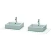 Image de Console Duravit XSquare, 2 découpes, 1600x16x550mm, XS063HB1818