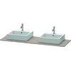 Image de Console Duravit XSquare, 2 découpes, 1600x16x550mm, XS063HB4343