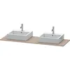 Image de Duravit - Console Xsquare 063h, 1600x 550 Mm, 2 Découpes,