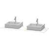 Image de Duravit - Console Xsquare 063h, 1600x 550 Mm, 2 Découpes,