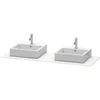 Image de Duravit - Console Xsquare 063h, 1600x 550 Mm, 2 Découpes,
