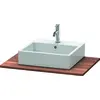 Image de Duravit Duravit Console en bois massif XSQUARE avec découpe 20x800x550mm NB mass