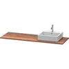 Image de Duravit - Console Xsquare En Bois Massif 061h, 1600 X 550 Mm, 1