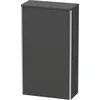Image de Duravit XSquare Armoires mi-hautes, 1 porte butée gauche, 2 tablettes en verre, 500x896x236mm, XS1303L4949