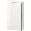 Image de Duravit XSquare Armoires mi-hautes, 1 porte butée gauche, 2 tablettes en verre, 500x896x236mm, XS1303L2222
