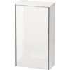 Image de Duravit XSquare Armoires mi-hautes, 1 porte butée gauche, 2 tablettes en verre, 500x896x236mm, XS1303L8585