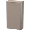 Image de Duravit XSquare Armoires mi-hautes, 1 porte butée à droite, 2 tablettes en verre, 500x896x236mm, XS1303R4343