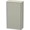 Image de Duravit XSquare Armoires mi-hautes, 1 porte butée à droite, 2 tablettes en verre, 500x896x236mm, XS1303R6060