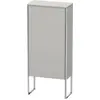 Image de Duravit XSquare Armoires mi-hautes, 1 porte butée gauche, 2 tablettes en verre, 500x1136x236mm, XS1304L0707