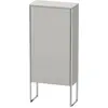 Image de Duravit XSquare Armoires mi-hautes, 1 porte butée à droite, 2 tablettes en verre, 500x1136x236mm, XS1304R0707