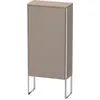 Image de Duravit XSquare Armoires mi-hautes, 1 porte butée gauche, 2 tablettes en verre, 500x1136x236mm, XS1304L4343