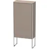 Image de Duravit XSquare Armoires mi-hautes, 1 porte butée à droite, 2 tablettes en verre, 500x1136x236mm, XS1304R4343
