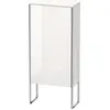 Image de Duravit XSquare Armoires mi-hautes, 1 porte butée gauche, 2 tablettes en verre, 500x1136x236mm, XS1304L2222