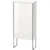 Image de Duravit XSquare Armoires mi-hautes, 1 porte butée à droite, 2 tablettes en verre, 500x1136x236mm, XS1304R2222