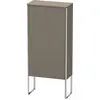 Image de Duravit XSquare Armoires mi-hautes, 1 porte butée à droite, 2 tablettes en verre, 500x1136x236mm, XS1304R9090