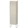 Image de Duravit XSquare armoire haute, 1 porte butée à droite, 4 tablettes en verre, 500x2016x356mm, XS1314R9191