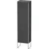 Image de Duravit XSquare armoire haute, 1 porte butée à droite, 4 tablettes en verre, 500x2016x356mm, XS1314R4949