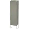 Image de Duravit XSquare armoire haute, 1 porte butée à droite, 4 tablettes en verre, 500x2016x356mm, XS1314R9292