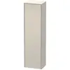 Image de Duravit XSquare Armoires hautes, 1 porte butée gauche, 4 tablettes en verre, 500x1776x356mm, XS1313L9191