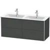 Image de Duravit - Xsquare Vanity Unit À Suspension Murale 128,0 X 47,8 Cm,