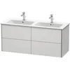 Image de Duravit - Xsquare Vanity Unit À Suspension Murale 128,0 X 47,8 Cm,