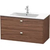 Image de Duravit - Brioso Meuble Sous-lavabo Suspendu 102,0 X 47,9 Cm, Avec