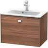 Image de Duravit - Brioso Meuble Sous-lavabo Mural Compact 62,0 X 38,9 Cm, 1