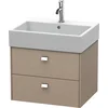 Image de Duravit - Brioso Meuble Sous-lavabo Suspendu 58,4 X 45,9 Cm, 2
