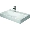 Image de Duravit DuraSquare lavabo pour meuble, 80x47cm, sans trou pour robinet, bassin à gauche, sans trop-plein, dessous poncé et émaillé, 2348800079