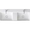 Image de Duravit - Durasquare Lavabo Double Meuble, 120x47cm, 2 Trous Pour