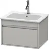 Image de Duravit - Ketho Meuble Sous-lavabo Suspendu 6418, 1 Tiroir, 600mm,