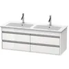 Image de Duravit - Ketho Meuble Sous-lavabo Suspendu 6433, 4 Tiroirs, Avec