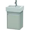 Image de Duravit Ketho bâti-support de lavabo suspendu, 400x550x320 mm, 1 porte, charnières à droite, pour lave-mains Vero 070445, KT6630R0707