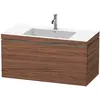 Image de Duravit L-Cube c-bonded Ensemble suspendu, 1 tiroir, sans trop-plein, 1 trou pour robinet, 1000x500x480mm, LC6918O2121