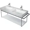 Image de Duravit - Durasquare Console En Métal 126,5x45,1cm, Pour Lavabo
