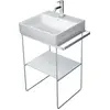 Image de Duravit DuraSquare console en métal sur pied 565x451 mm, pour lavabo 235350, 0031151000