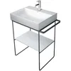 Image de Duravit - Durasquare Console En Métal Sur Pied 565x451 Mm, Pour