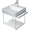 Image de Duravit - Durasquare Console Murale En Métal 565x451 Mm, Pour