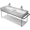 Image de Duravit - Durasquare Console En Métal 126,5x45,1cm, Pour Lavabo