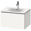 Image de Duravit - Meuble Sous-lavabo L-cube Lc6135, Mural, 620x481 Mm, 1
