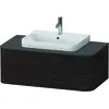 Image de Duravit Happy D.2 Plus Meuble sous-vasque sur console suspendu, 1000x550 mm, 1 tiroir, pour vasques à poser, HP494106969