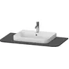 Image de Console Duravit Happy D.2 Plus, 1000x550 mm, 1 découpe, pour meuble sous-lavabo HP4941, HP4961, HP4971, HP031E08080