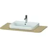 Image de Console Duravit Happy D.2 Plus, 1000x550 mm, 1 découpe, pour meuble sous-lavabo HP4941, HP4961, HP4971, HP031E07171