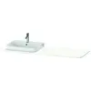 Image de Console Duravit Happy D.2 Plus, 1600x550 mm, 1 découpe à gauche, pour meuble sous-lavabo HP4944, HP4963, HP4973, HP031HL3636