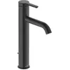 Image de Duravit C.1 Mitigeur monocommande de lavabo L - Noir mat - avec vidage - C11030001046