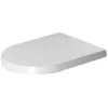 Image de Duravit ME by Starck Abattant WC Blanc Brillant Mat 374x438x51 mm - 0020192600