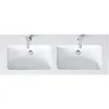 Image de Duravit - Me By Starck Furniture Double Lavabo, 2x1 Trous De