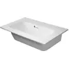 Image de Duravit ME by Starck Lavabo pour meuble Compact, avec trop-plein, sans trou pour robinetterie, avec plage de robinetterie, 630mm, 2342633260
